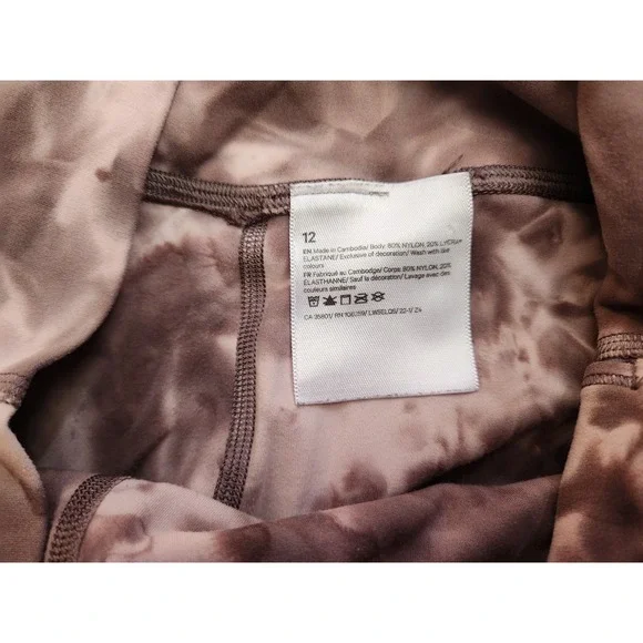 Lululemon Align High-Rise Pant 28 Diamond Dye Light Sage Medium Olive Size 12 - Picture 4 of 8